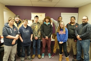 ACES Students Build Community Chests for WPBS Auction