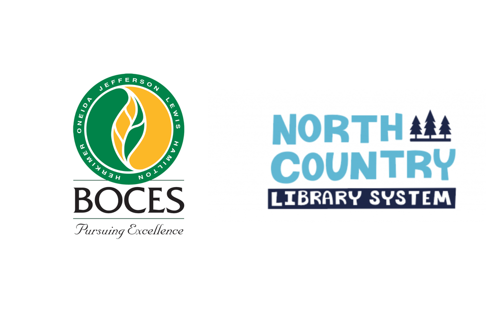 BOCES logo and North Country Library System logo