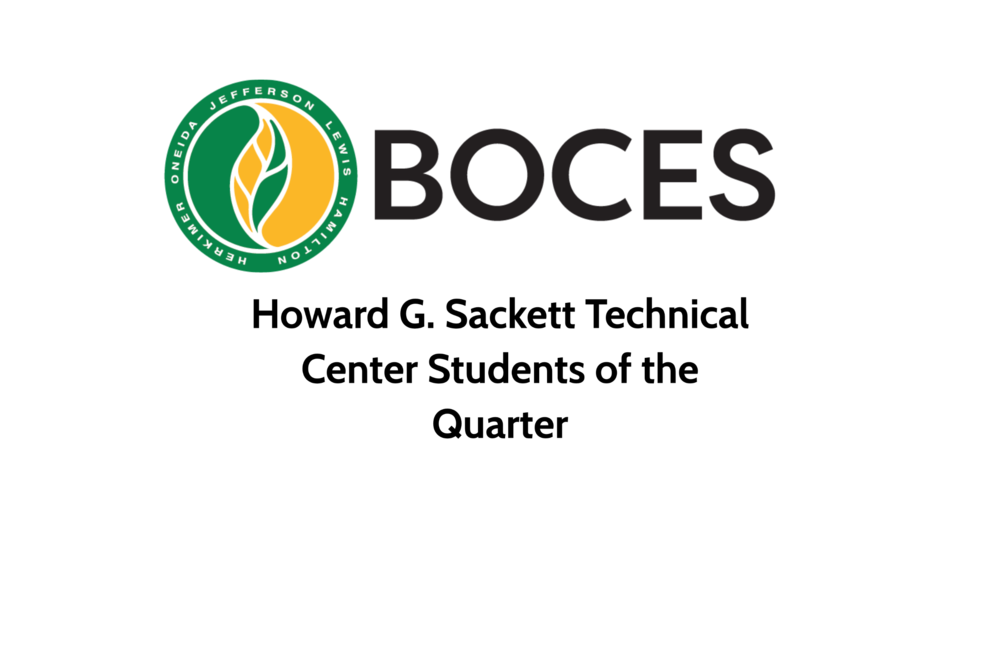 Howard G. Sackett Technical Center: Students of the 1st Quarter, November 2022