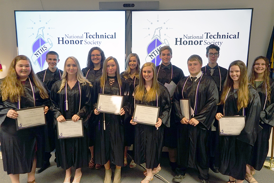 Sackett Center Students Inducted into National Technical Honor Society