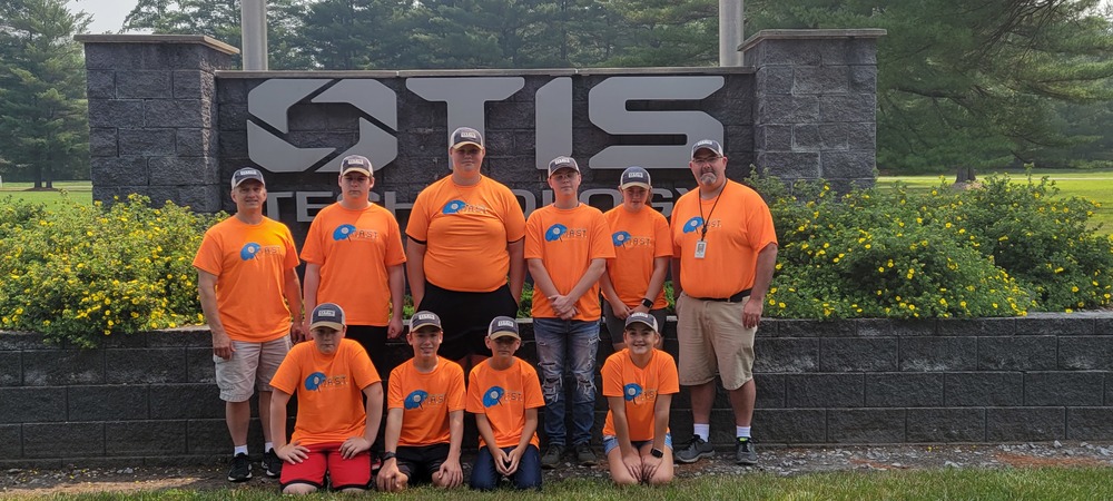 Campers and instructors at Otis Technology