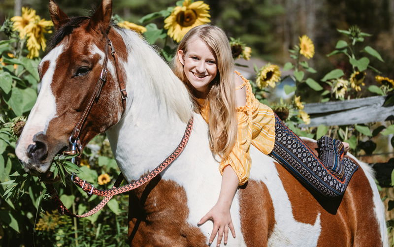 Caitlyn Kelly on horse