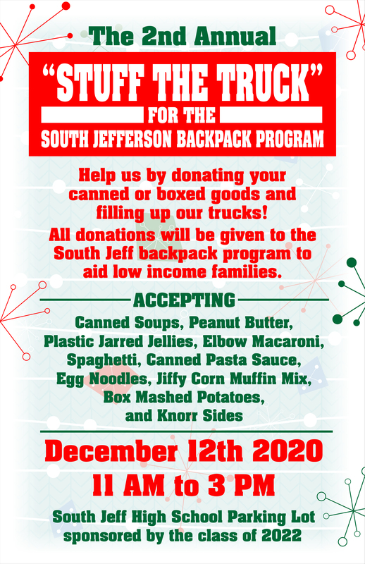 flier for 2nd annual Stuff the Truck drive