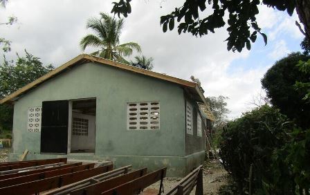 Haitian Church with new roof 